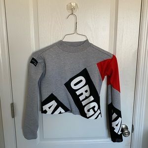 Adidas Originals Sweatshirt Crop Top